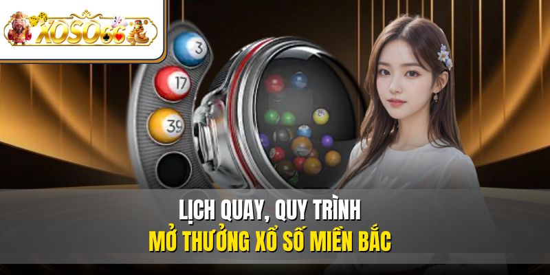 Lịch quay, quy trình mở thưởng xổ số miền Bắc